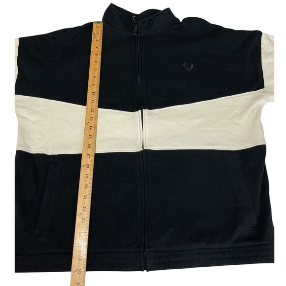 True‎ Religion Men's Colorbloked Full Zip Sweatshirt Track Jacket Size XL New - Picture 5 of 14